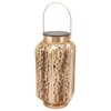 5730LED Hanging Lamp Solar Powered IP44 Waterproof Hex Hollow Lantern