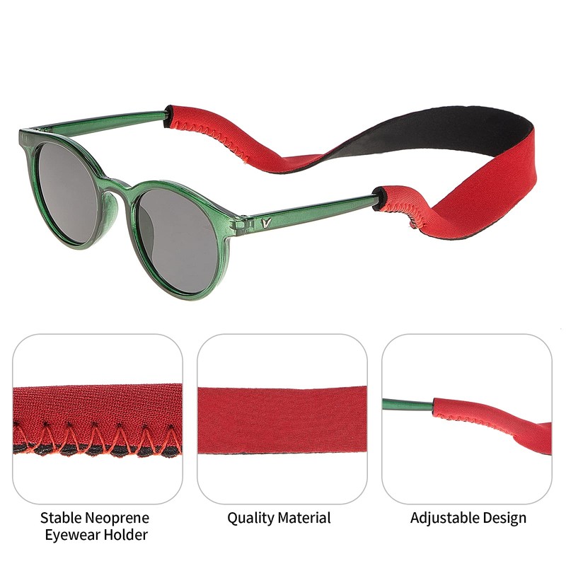 Frienda 10 Pieces Floating Eyewear Retainer Durable Neoprene Sunglasses Straps