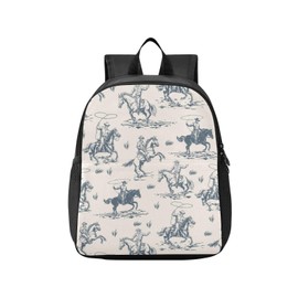 Sletend Western Cowboy Toddler Backpack Waterproof Mini Backpack Boys/Girls Cute Small Backpack Kindergarten Pre School Bags 13 Inch