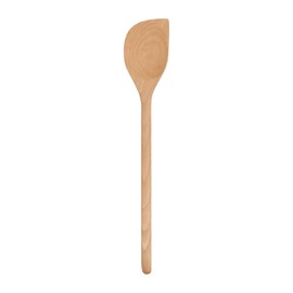 Argon Tableware Wooden Scraper Spoon - 30cm - Pack of 1 - Long Heat Resistant Non-Stick Utensils Kitchen Serving Paddle Mixing Turner for Cooking, Baking, Stirring