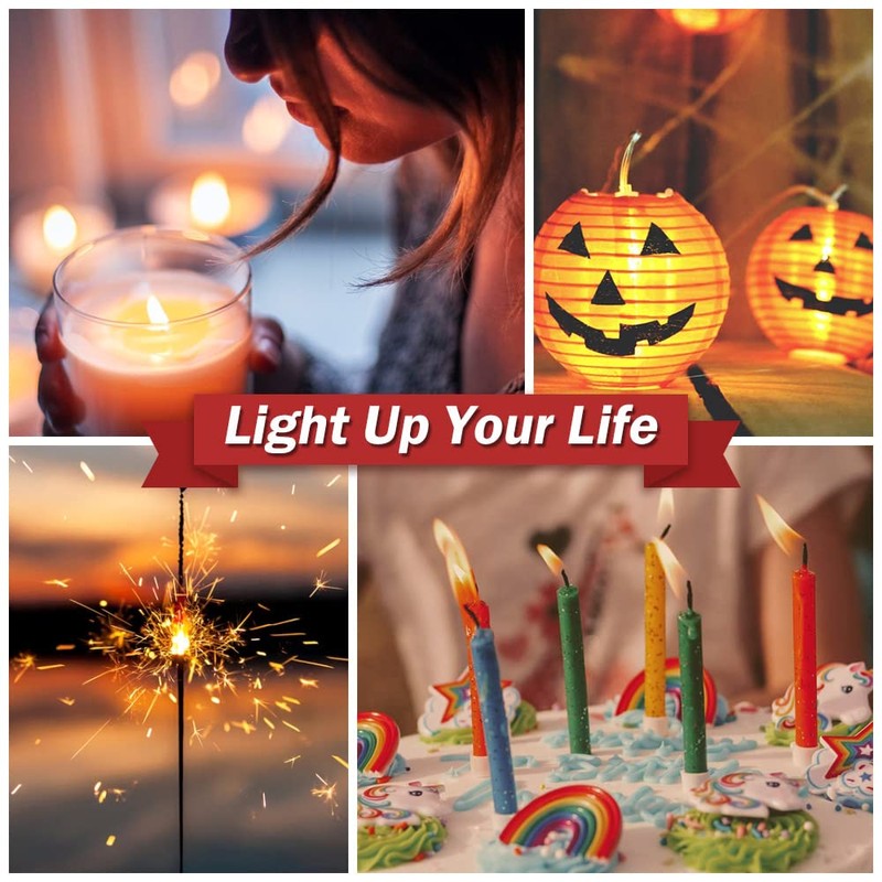 Candle Lighter, Electric Lighter Rechargeable USB Lighter, Arc Windproof Flameless