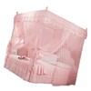 Luxury Princess 3 Side Openings Post Bed Curtain Canopy Netting