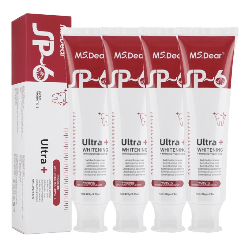 6-1Pack Probiotic Toothpaste SP-6 Whitening Tooth Oral Hygiene Clean Fresh