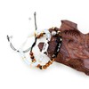 Uloveido 2 Pcs Adjustable Tiger Eye and Opal Beaded Bracelet,