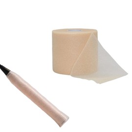 20 Meters Badminton Cushion Wrap 6CM Wide Skin Colour Sponges Tennis Racket Grip Tape For Badminton Racket Handle Anti Skid Cushion Accessories