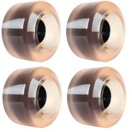 TGM Skateboards Longboard Wheels 65mm Smooth Clear Pink USA Made 80A