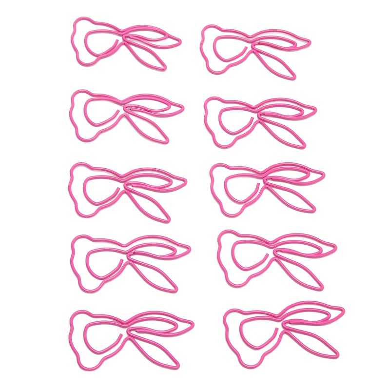 100Pcs Kids Paper Clips Bunny Style Strong Metal Exquisite Color
