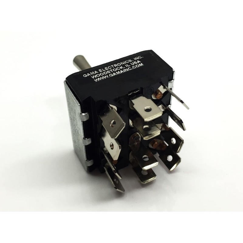 4 Pole, Double Throw Momentary On-Off-Momentary On Toggle Switch 4PDT