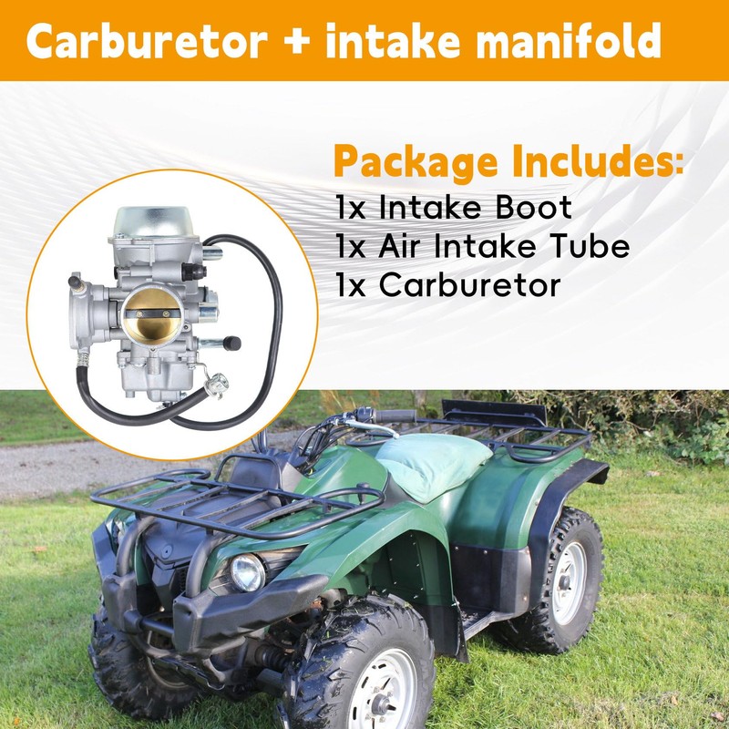 Carburetor and Intake Tube Boot Replacement for Grizzly 600 1998