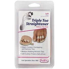 PediFix Triple Toe Straightener, Left Foot