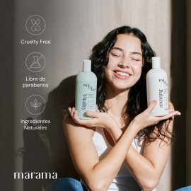 Marama Perfect Vitality Kit Shampoo Acondicionador Antifrizz