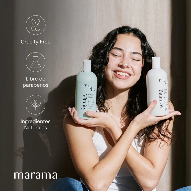 Marama Perfect Vitality Kit Shampoo Acondicionador Antifrizz