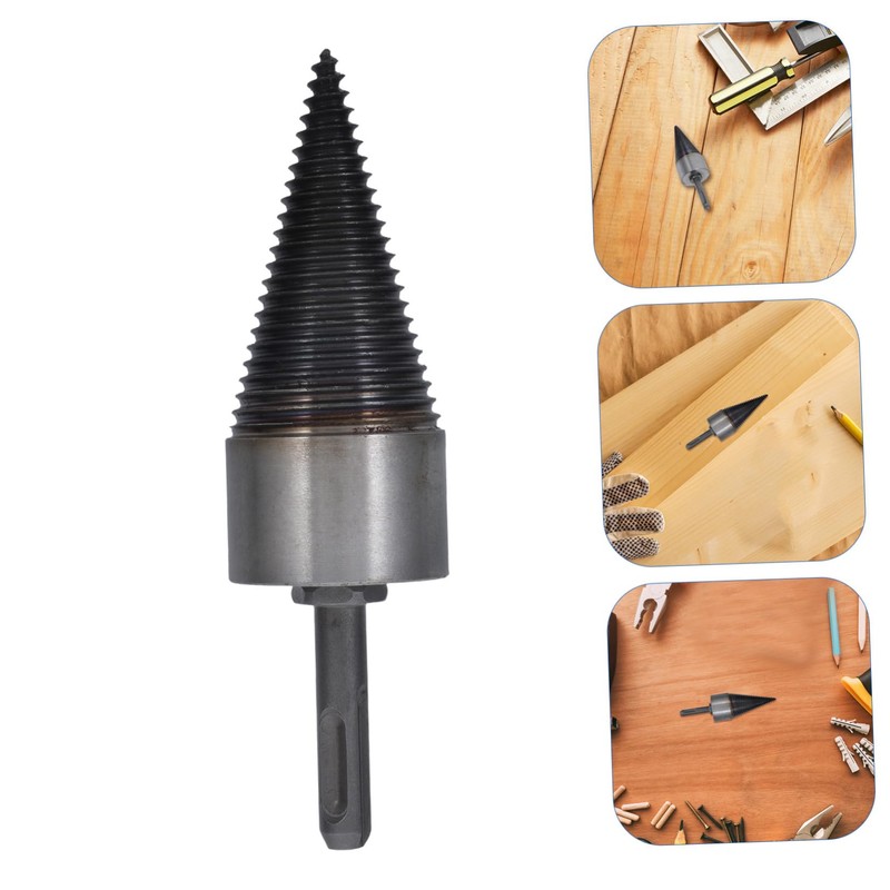 ULTECHNOVO Firewood Drill Bit Wood Splitter Efficient Splitting Tool for
