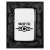 Lighter in Black Silk Lined Gift Box Vault Tec (Chrome)