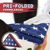 Mindsoft Flag Case for Burial with Folded Memorial American Stars