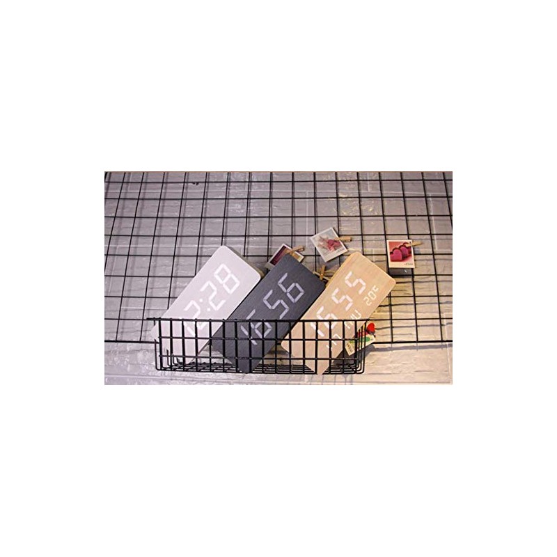 Table Clock, Digital Calendar, Temperature Display, Alarm Function, Desk Clock,