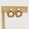 Gold Geometric Statement Earrings Gold Knot Earrings for Women Jewelry