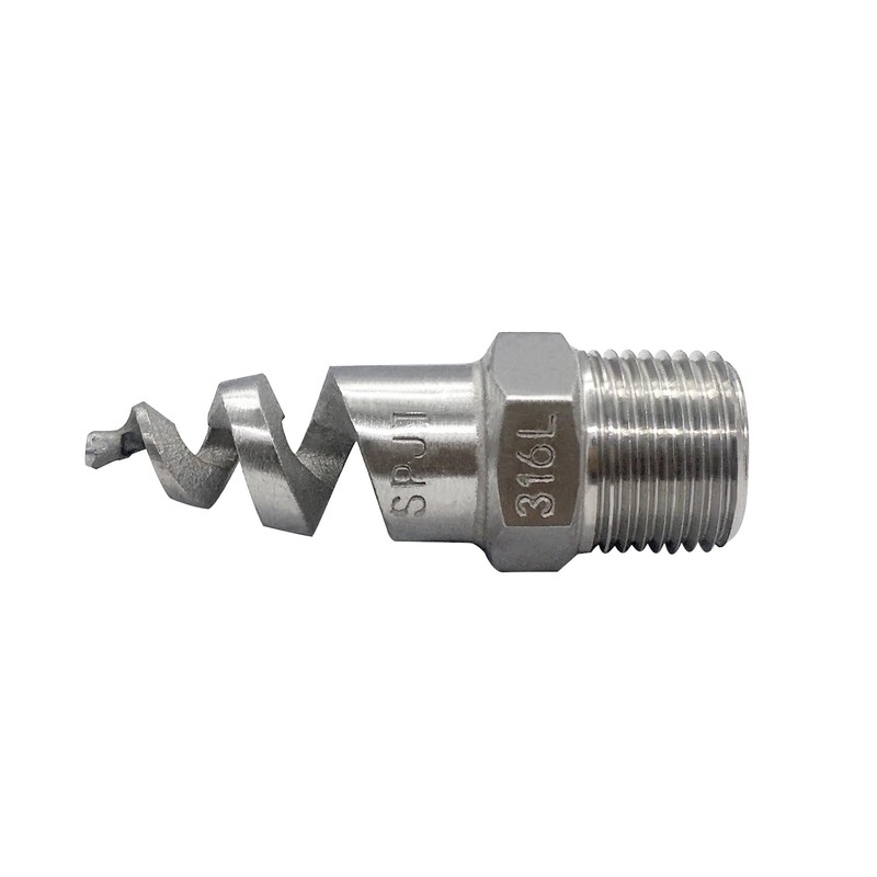 Fitvell 1" Male Spiral Cone Atomization Nozzle 316 Stainless Steel