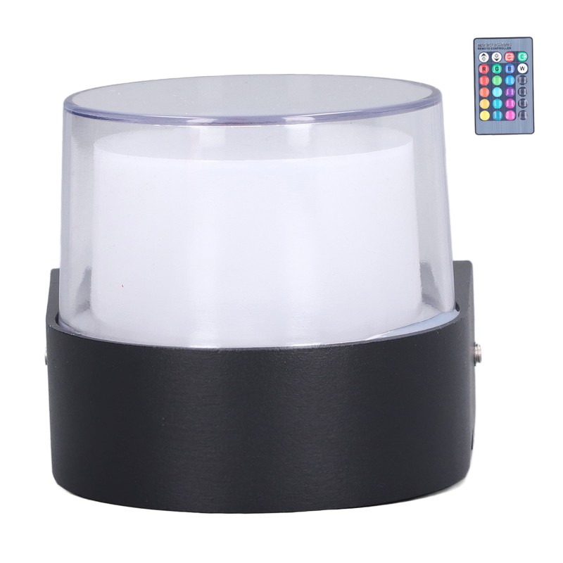 Outdoor Wall Sconce 5W RGB Remote Control LED Waterproof Wall