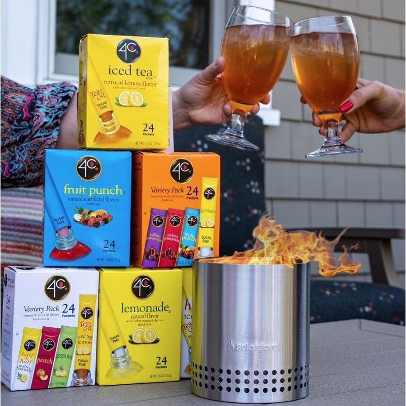 4C Lemon Tea Drink Concentrate Sugar Free Flavor Enhancer 24