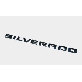 General Motors For 2019-2023 Silverado Tailgate Letter Logo Emblem Badge Z71 LT LTZ Gloss Black