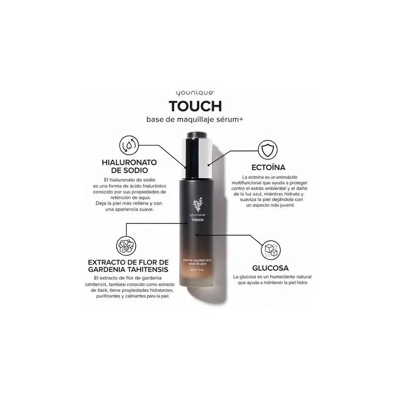 Base De Maquillaje Liquida Con Serum + Touch Younique