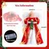 Christmas Angel Tree Topper with LED Light | 12” Christmas