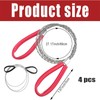 4Pcs Stainless Steel Wire Saw Emergency Saws,PVC Pipe Cable Saw