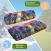 Darisoco Sun Palm Golf Cart Seat Covers Heavy-Duty 600D Oxford
