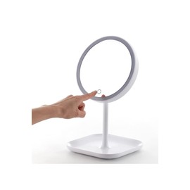 LAND OF MYTH - 1X+5X ZOOM 23 LED Işıklı Makyaj Aynası, 360° Döner, Dokunmatik Sensörlü, Kablolu – Kablosuz Kullanım