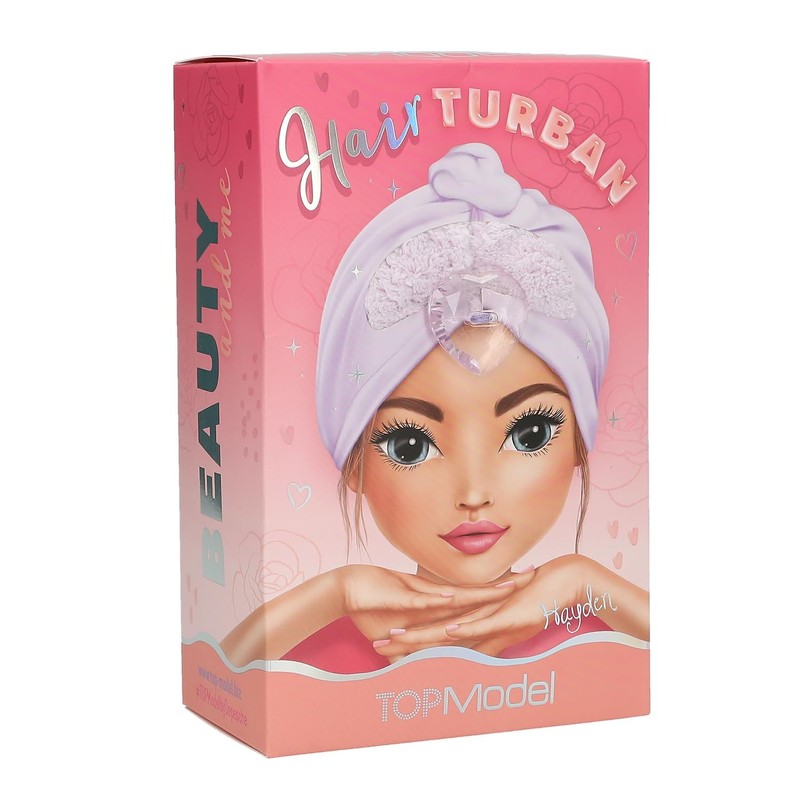Depesche 13549 TOPModel Beauty and Me Hair Turban in Purple