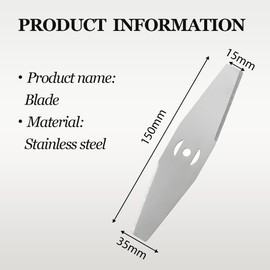 PYEUIFT 10 Pieces Metal Grass Trimmer Blades Grass Trimmer Accessories Metal Blade for Cutting Grass Blade, Saw Blade of Electric Cutting Machines, Garden Tools