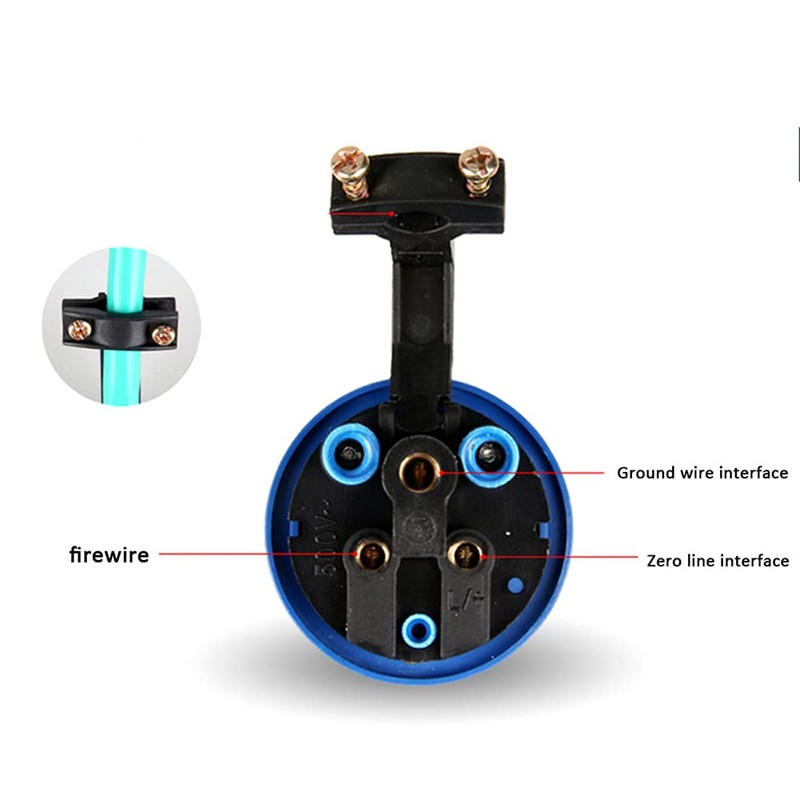 2-Way Splitter 32A 220V IP44 2 Way 3 Pin Industrial
