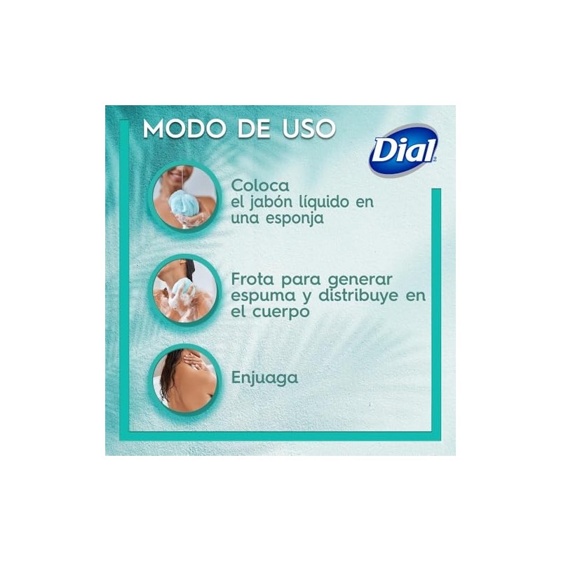 Dial Jabon Liquido Corporal Perlas Exfoliantes 354 mL