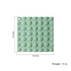Silicone mat, Set of 3, Green, Gray, Yellow。 Hotpads for
