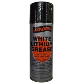 JET-LUBE 50341 White Lithium Grease 13 oz Aerosol, Multi-Purpose Lubricant Spray