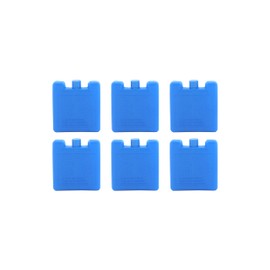 Freezerini Ice Pack, Extra Practical Small Plates 100ml Ideal for Lunch, Thermal Bottle Holder, Small and Small Cooler Bags, Great Quality (6)