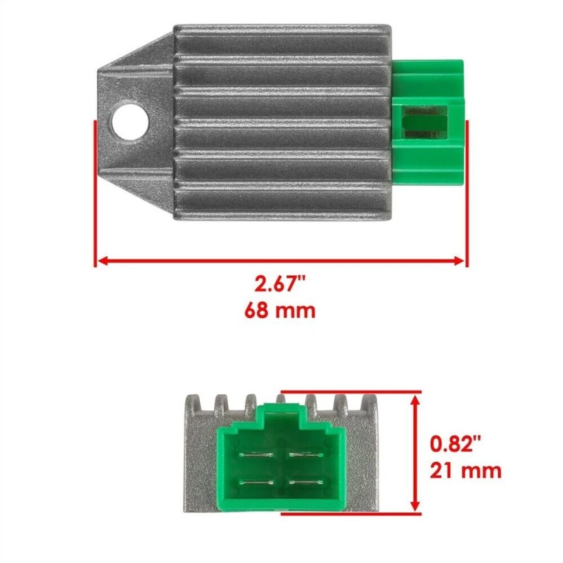 Caltric Brand New Regulator Rectifier fits Polaris RZR 170 2009