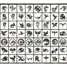 CH Dragon Stencils 3 pulgadas/56p