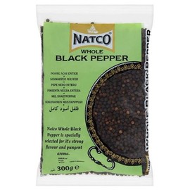 Natco Black Whole Pepper - 300gm