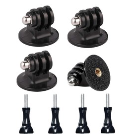 ZHjuju GoproTripod Adapter, 4 x Tripod Adapters with Thumb Screws, Tripod Mount Adapter set, GoproTripod Adapter, GoproMount, GoproHolder, GoproAccessories for GoProHero 10 9 8 7 6 5