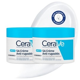 CeraVe SA Urea Glättende Feuchtigkeitscreme für den Körper, Creme für trockene, raue und unebene Haut, Mit Urea, Salicylsäure, Hyaluron und 3 essenziellen Ceramiden