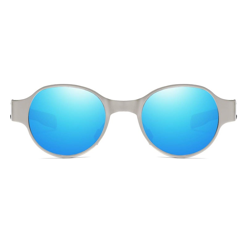ZHILE Round Polarized Sunglasses, Punk Classic, Unisex, Unisex, UV Protection,