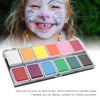 Face Paint Kit Cosmetic Grade 12 Colors Quick Drying Easy