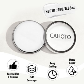 CAHOTO White Face Body Paint, Water Based Foundation
