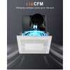 GROWNEER Bathroom Exhaust Fan with Light, 110 CFM 1.0 Sone