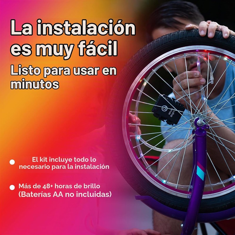 Brightz Wheel Color Seleccionable - Serie LED para Rueda de