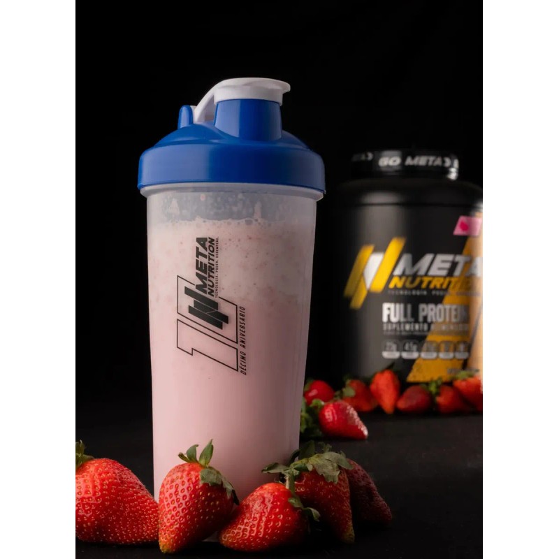 Suplemento Polvo Meta Nutrition Full Protein Proteína Sabor Fresa Crema