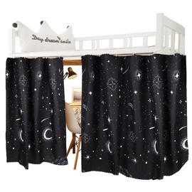 Student Dormitory Bed Curtain Cabin Bunk Bed Curtain Dormitory Shading Curtain Single Sleeper Bed Tent Curtain Mosquito Protection Net Anti-dusty Shading Canopy Removable Curtain Shading Net