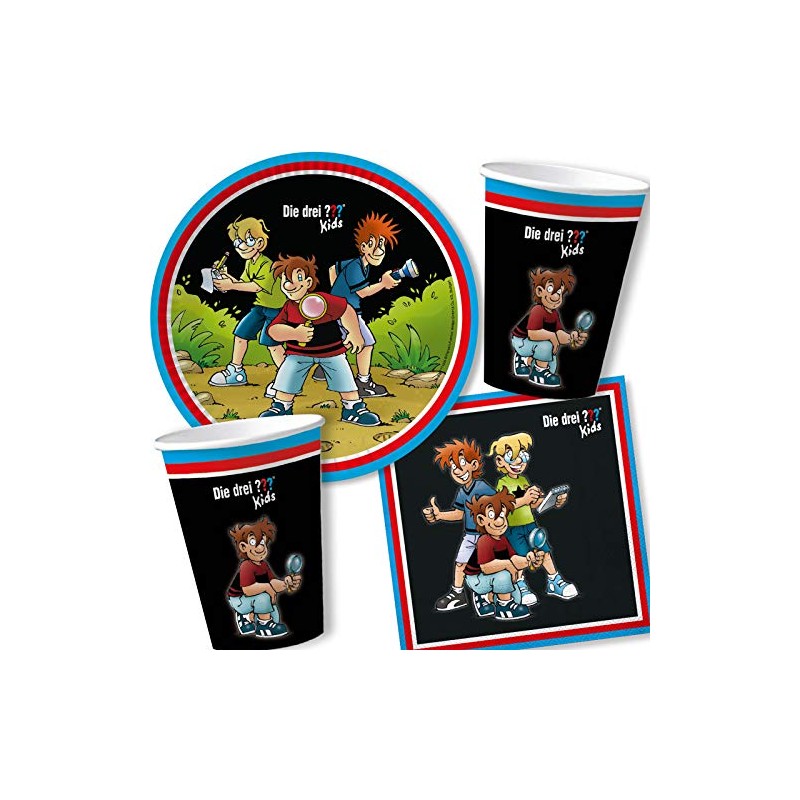 DH-Konzept Die Drei ??? Cupcake Banderoles Pack of 12